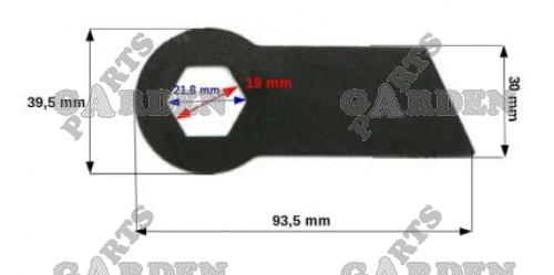 Set noževa za vertikulatore CASTORAMA SPS38 i HECHT 5654 SET 18 kom (zamjenski orig.broj 904218, 565400100) 